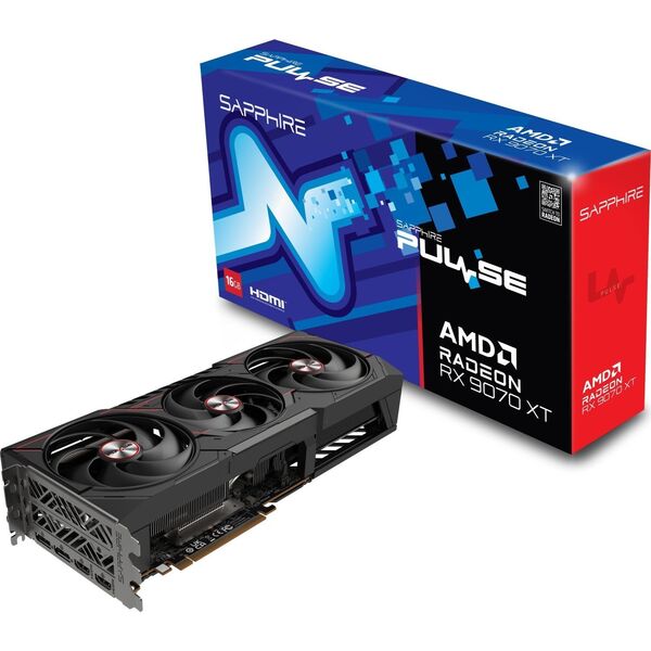 Karta graficzna Sapphire Pulse Radeon RX 9070 XT 16GB GDDR6 (11348-03-20G)