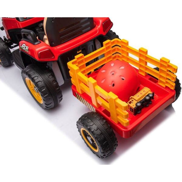 Lean Cars Traktor Na Akumulator BBH-030 Czerwony