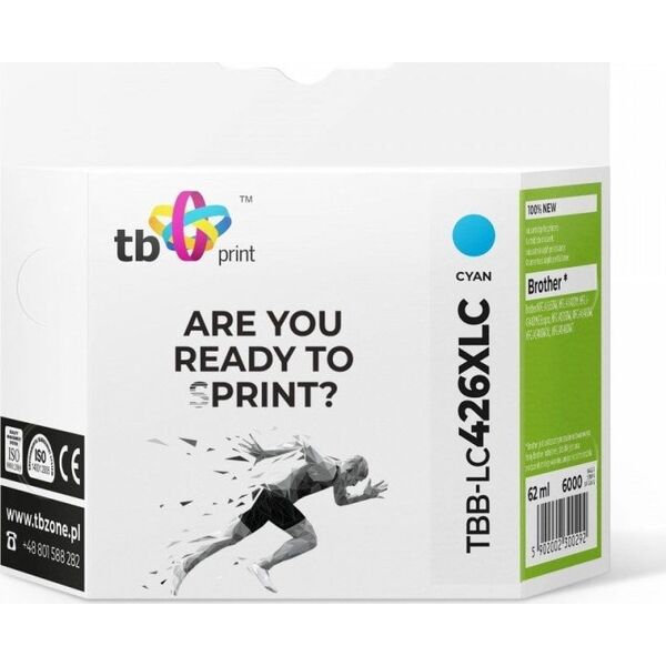TB Print Tusz do Brother MFC-J4540DW TBB-LC426XLC 100% nowy cyan