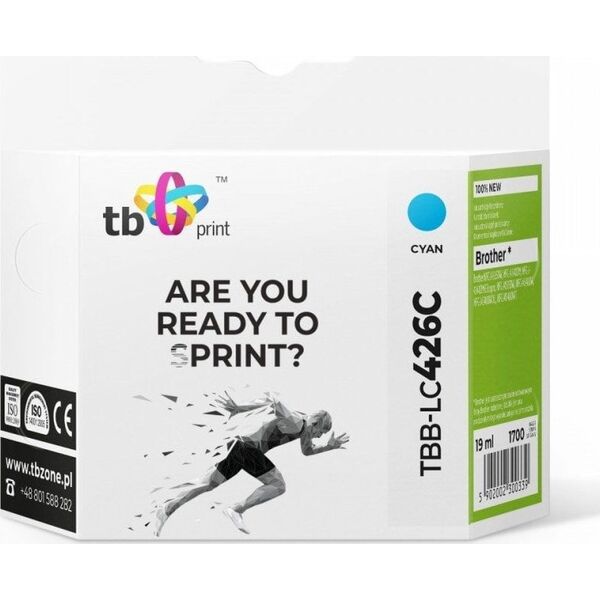 TB Print Tusz do Brother MFC-J4540DW TBB-LC426C 100% nowy cyan