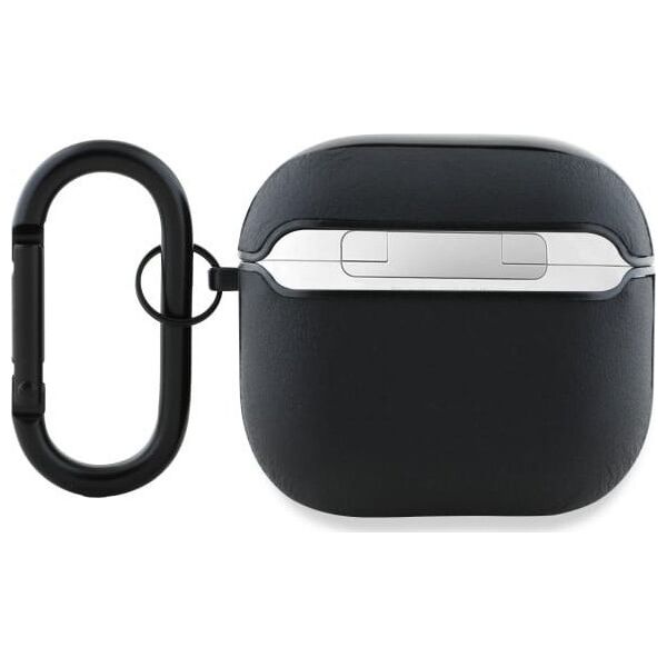 AMG AMA4SLWK AirPods 4 cover             czarny/black Leather White Logo