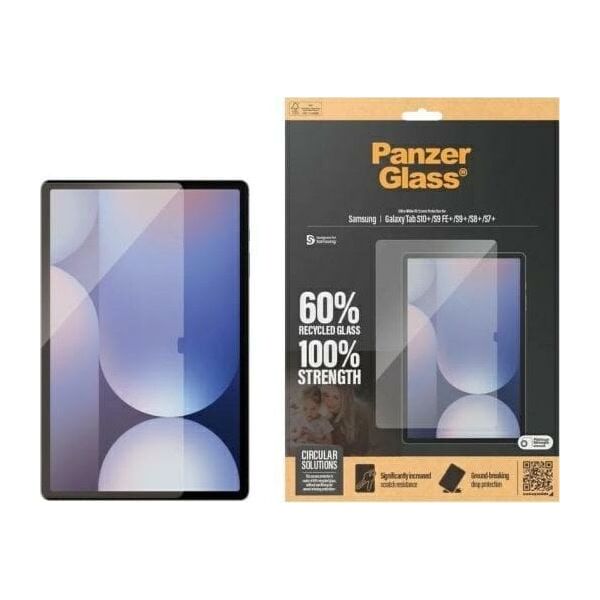 PanzerGlass Ultra-Wide Fit Sam Tab       S7+/S8+/S9+/S9 FE+/S10+ Screen Protection 7379