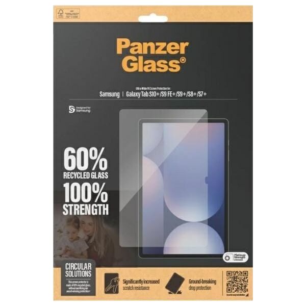 PanzerGlass Ultra-Wide Fit Sam Tab       S7+/S8+/S9+/S9 FE+/S10+ Screen Protection 7379