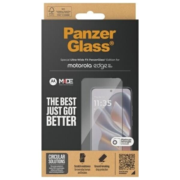 PanzerGlass Motorola edge 50 Neo Screen  Protection Ultra-Wide Fit 6595