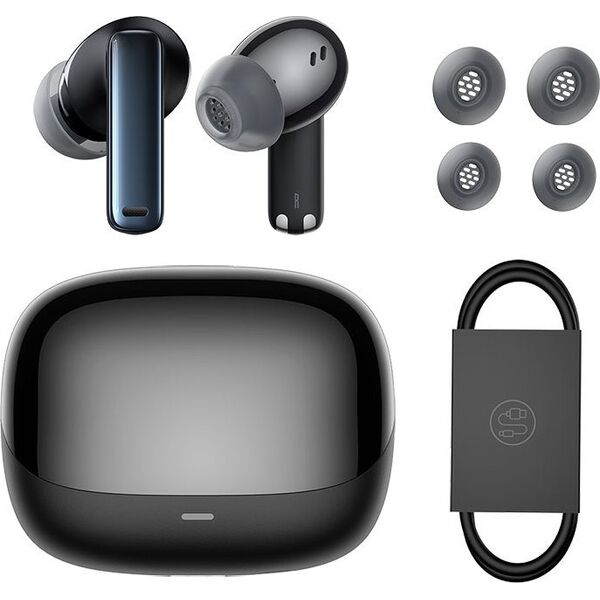 Σετ ακουστικών True Wireless Stereo (TWS) Baseus Bowie M2S Ενδοωτιαία Σύνδεση/μουσική Bluetooth Μαύρο