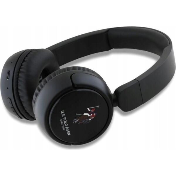 US Polo ακουστικά Bluetooth USHPV6PUNK μαύρο/black DH Color Logo