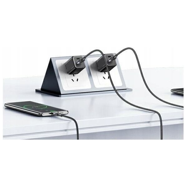 Καλώδιο USAMS USB-A σε USB-C 3A 1,2m Καλώδιο Δεδομένων από Κράμα Αλουμινίου Σειρά SY SJ718USB01 (US-SJ718)