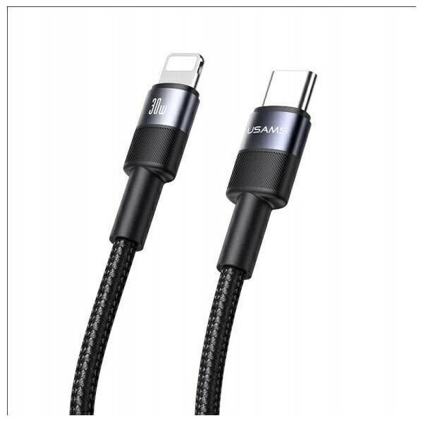 Καλώδιο USAMS USB-C σε Lightning 30W 1.2m Καλώδιο Δεδομένων από Κράμα Αλουμινίου Σειρά SY SJ729USB01 (US-SJ729)