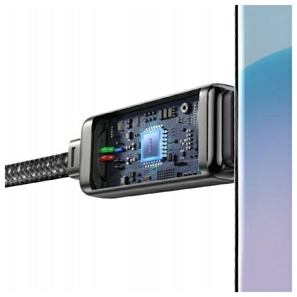 Καλώδιο USB-C σε USB-C 100W 1.2m USAMS Καλώδιο Γρήγορης Φόρτισης Δεδομένων Κράμα Ψευδαργύρου Σειρά Meteor SJ744USB02 (US-SJ744)