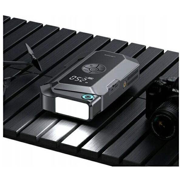 USAMS Jumpstarter Powerbank 8000mAh + ενσωματωμένος φακός μαύρο/black ZB287