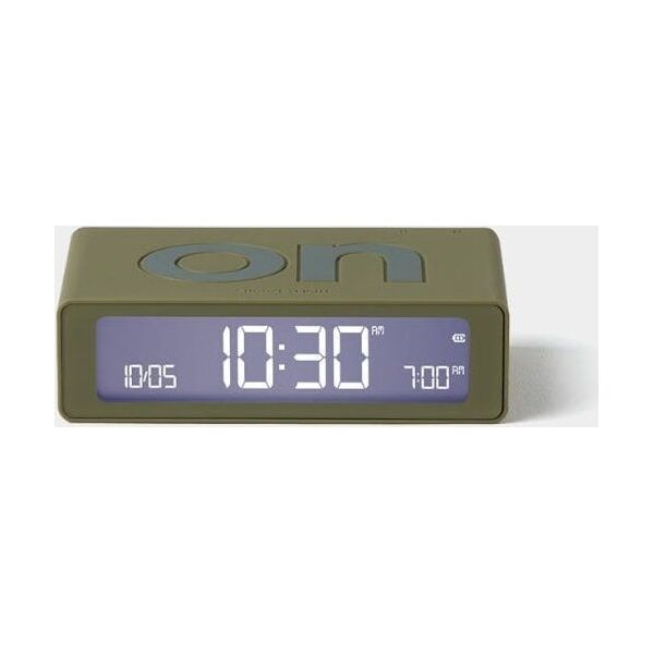 Lexon Flip Mini Διπλής Όψης Ξυπνητήρι χακί LR158K9