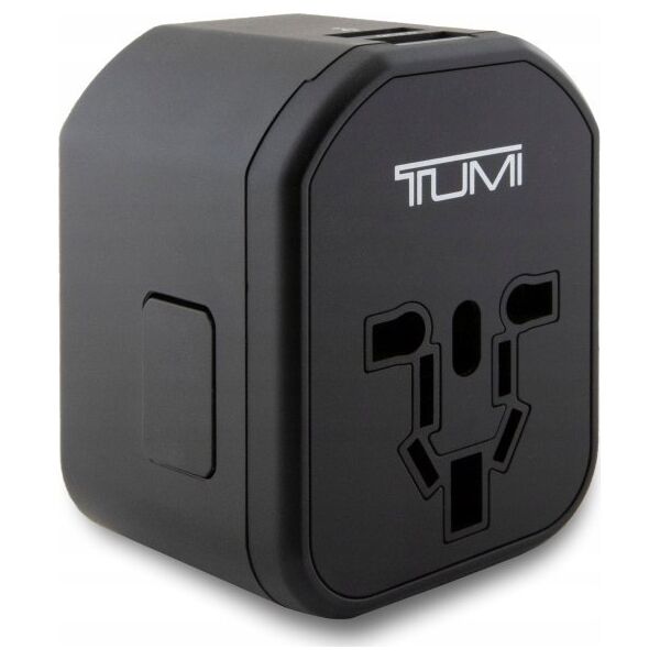 Προσαρμογέας ταξιδιού TUMI TUTA20WMSLK 20W USB-C / 2xUSB-A μαύρο