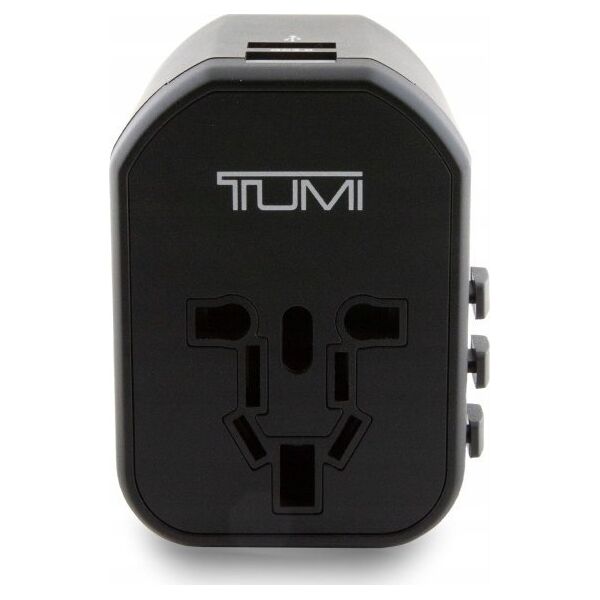 Προσαρμογέας ταξιδιού TUMI TUTA20WMSLK 20W USB-C / 2xUSB-A μαύρο