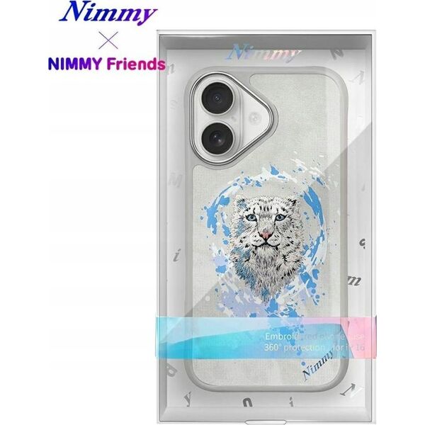 Θήκη Nimmy Panther MagSafe για iPhone 16 ανοιχτό γκρι