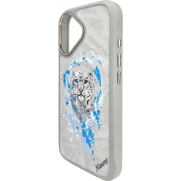 Θήκη Nimmy Panther MagSafe για iPhone 16 ανοιχτό γκρι