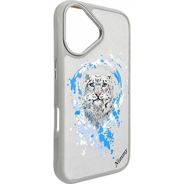 Θήκη Nimmy Panther MagSafe για iPhone 16 ανοιχτό γκρι