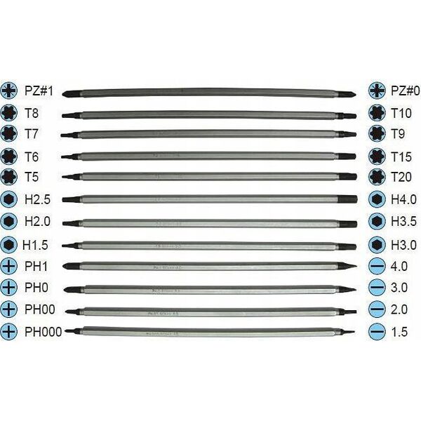 Κατσαβίδι με εναλλάξιμες μύτες (24 τεμ), SD-9824 Pro'sKit