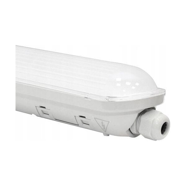 Ερμητικός φωτιστικός TRI-PROOF, 230Vac, 40W, 150lm/W, 118cm, IP65, IK08, 5000K, LINKER, LED line PRIME