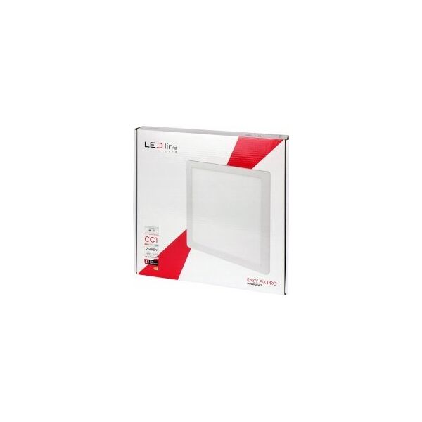 LED πάνελ universal EasyFix PRO, 230Vac, 24W, 2400lm, 3000K-5000K CCT, τετράγωνο