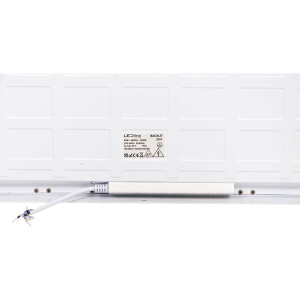 LED πάνελ 40W 4000K 4000lm, 60x60, επιφάνεια - ενσωματωμένο 2σε1 λευκό