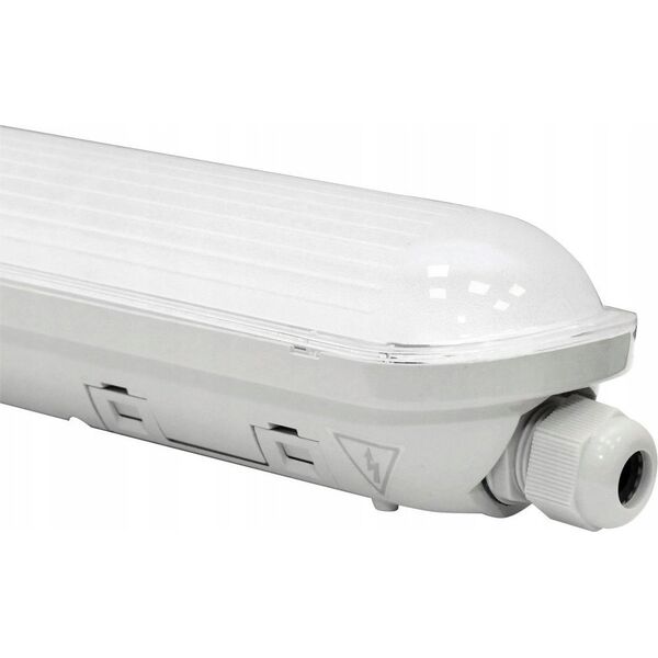Ερμητικός φωτιστικός σώμα TRI-PROOF, 230Vac, 40W, 150lm/W, 118cm, IP65, IK08, 4000K, LINKER, LED line PRIME