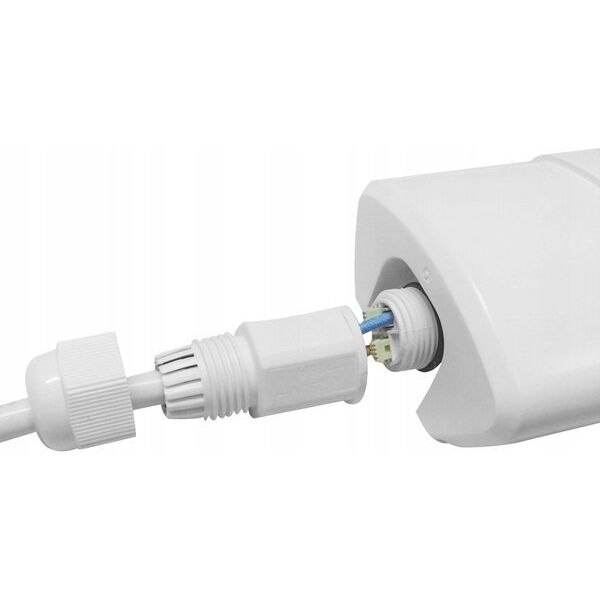 Ερμητικός φωτιστικός σωλήνας TRI-PROOF, 230Vac, 30W, 3600lm, 65cm, IP65, 4000K, LEDOM