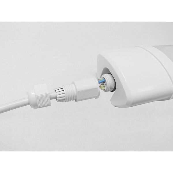 Ερμητικός φωτιστικός σωλήνας TRI-PROOF, 230Vac, 30W, 3600lm, 65cm, IP65, 4000K, LEDOM