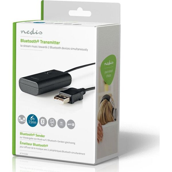 Nedis BTTR100BK πομπός FM Μαύρος