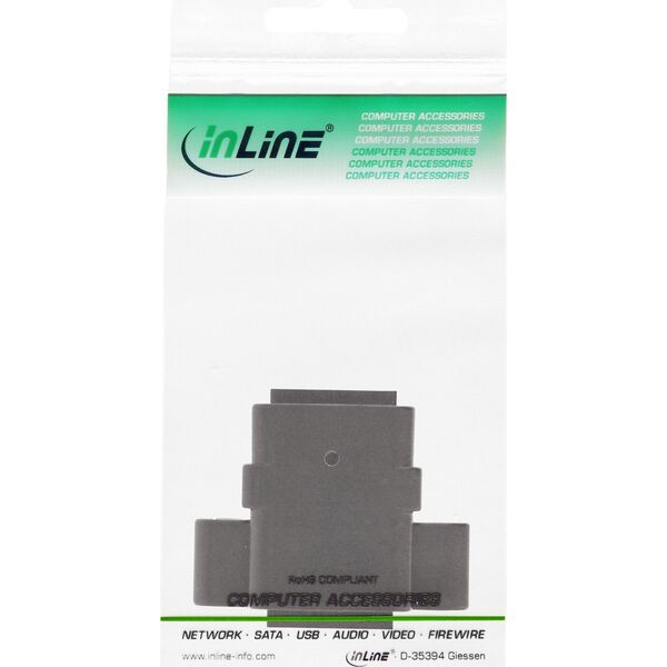 InLine InLine® Patch Cable Coupling UTP 2x RJ45 female for installation