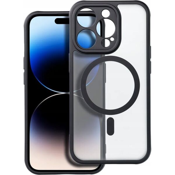 Θήκη FULL MATTE MAG COVER συμβατή με MagSafe για XIAOMI REDMI NOTE 13 4G μαύρο