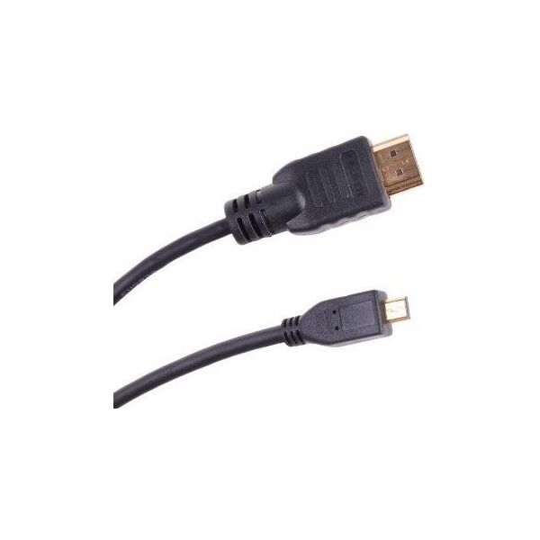 Kabel HDMI Micro - HDMI 1.5m czarny (KPO3877-1,8)