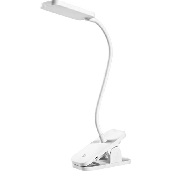 LED desk lamp with clamp LEDVANCE PANAN CLIP, 5.2W 4000K 80lm, USB, 21x5.5x28.5cm