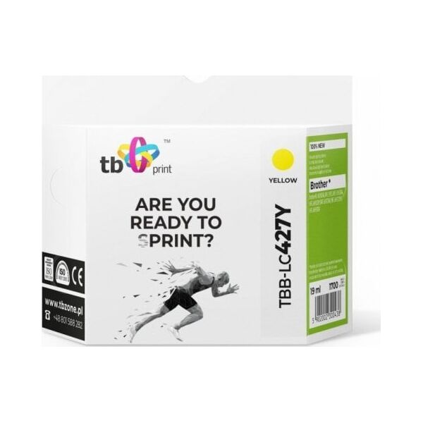 tb print Tusz do Bczerwonyher MFC-J5955DW TBB-LC427Y 100% nowy żółty