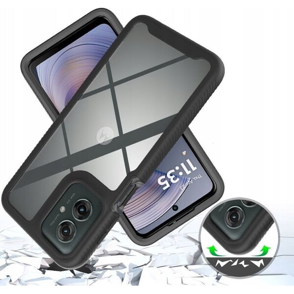 TECH-PROTECT DEFENSE MOTOROLA MOTO G15 / G15 POWER / G05 / E15 ΜΑΥΡΟ