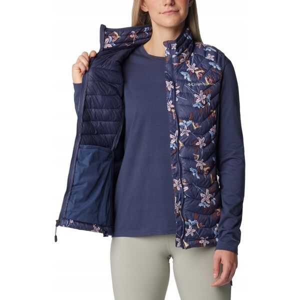 Columbia Columbia Powder Pass Vest 1832222471 Granatowe M