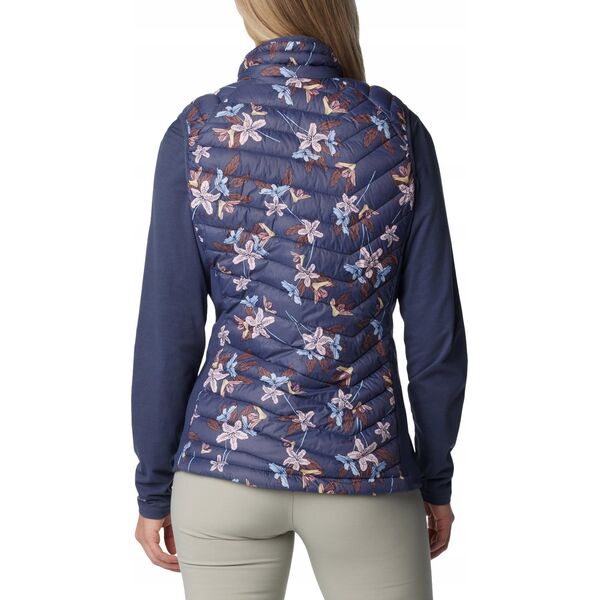 Columbia Columbia Powder Pass Vest 1832222471 Granatowe M