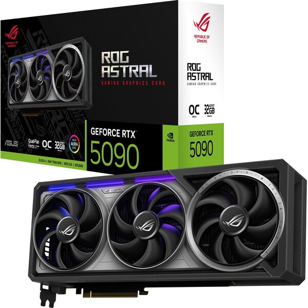 Karta graficzna Asus ROG Astral GeForce RTX 5090 OC 32GB GDDR7 (ROG-ASTRAL-RTX5090-O32G-GAMING)