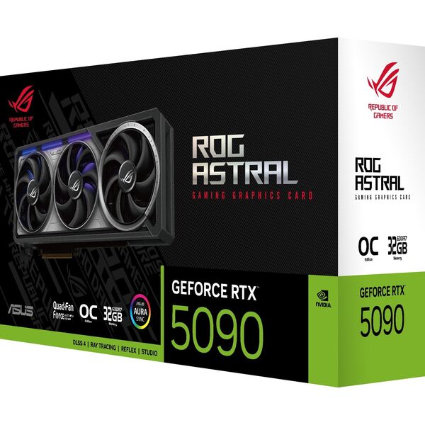 Karta graficzna Asus ROG Astral GeForce RTX 5090 OC 32GB GDDR7 (ROG-ASTRAL-RTX5090-O32G-GAMING)