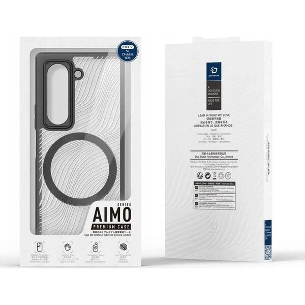 DUX DUCIS θήκη AIMO MAG συμβατή με MagSafe για SAMSUNG Fold6 SE μαύρο