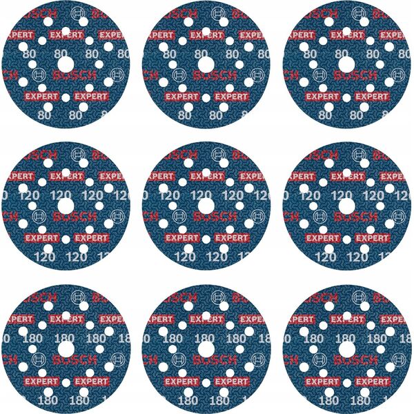 ΛΕΠΤΟΜΕΡΗΣ ΧΑΡΤΙ BOSCH EXPERT O780,125,SET,9PC