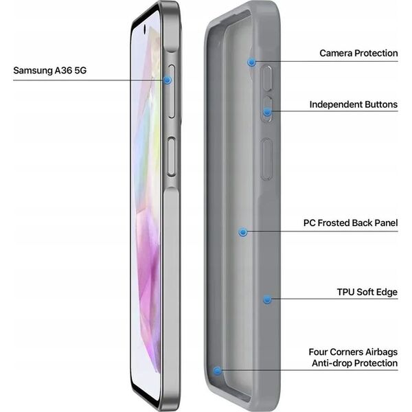 DUX DUCIS θήκη YIND για SAMSUNG A36/56 5G γκρι