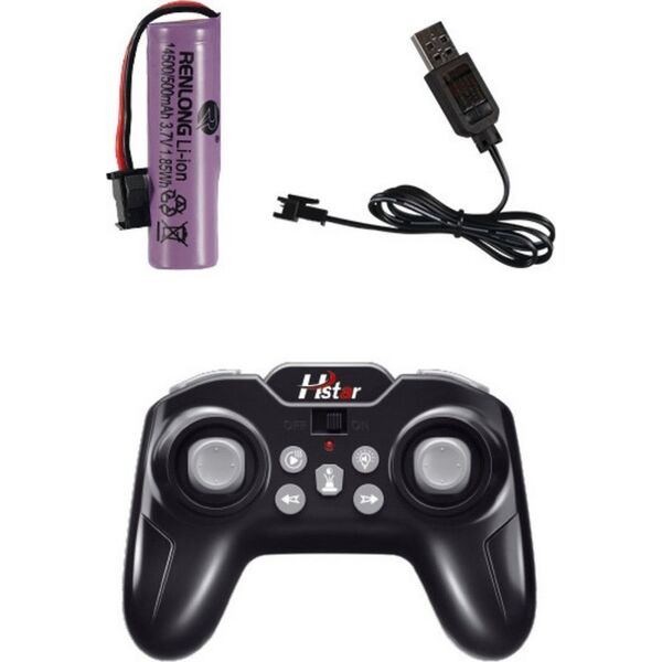 LeanToys Koparka Gąsienicowa Zdalnie Sterowana 2.4G 11CH Czarna
