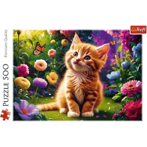 PUZZLE 500 Uroczy kotek 37525