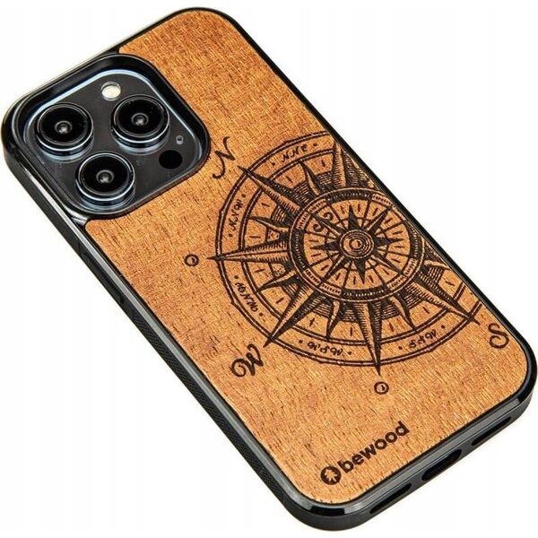 BeWood Etui drewniane na iPhone 15 Pro Bewood Traveler Merbau
