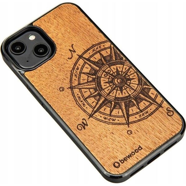 BeWood Etui drewniane na iPhone 15 Plus Bewood Traveler Merbau