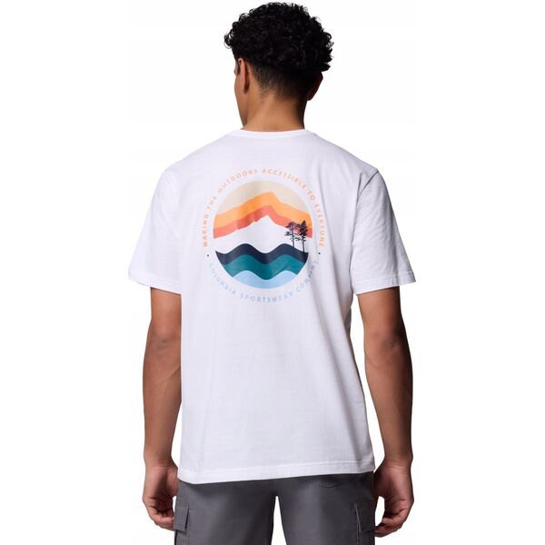 Columbia Kettle River Outdoor Tee 2120411101 λευκό L