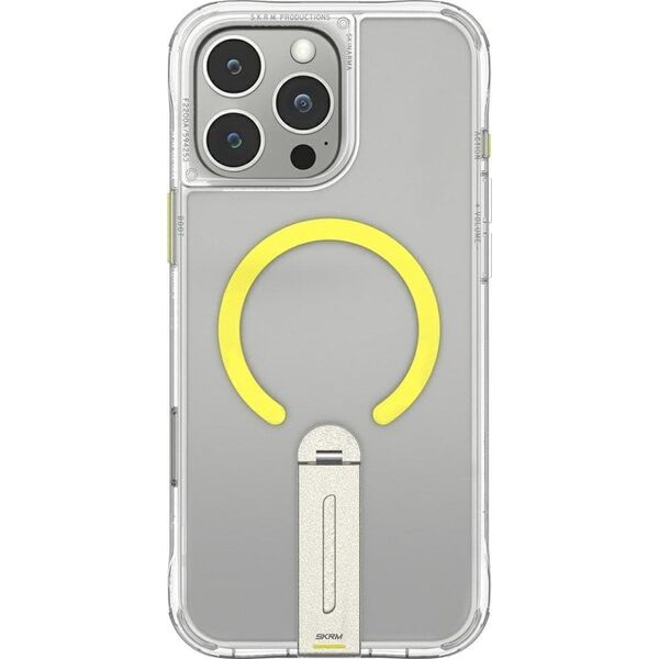 Θήκη SKINARMA Helix για iPhone 16 Pro Max Μαγνητική Φόρτιση 360 Περιστρεφόμενη Βάση διαφανής