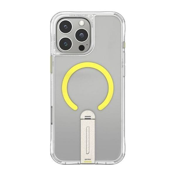 Θήκη SKINARMA Helix για iPhone 16 Pro Max Μαγνητική Φόρτιση 360 Περιστρεφόμενη Βάση διαφανής