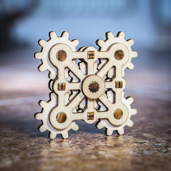 EcoWoodArt EWA Drewniane Puzzle 3D Mini Twister