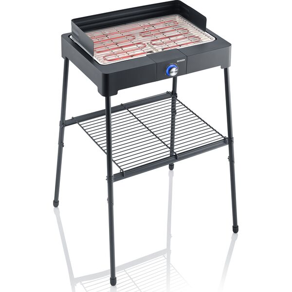 Severin PG8566 Grill ogrodowy elektryczny 2200 W 44.5 cm x 26 cm